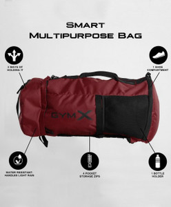 Gymx Smart Multipurpose 1651 Gym Duffel Bag Magic Marron Price