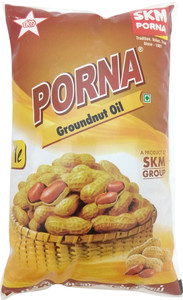 Porna Groundnut Oil Pouch Price in India - Buy Porna Groundnut Oil