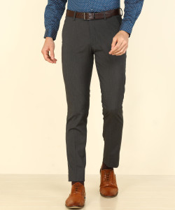 PETER ENGLAND Slim Fit Men Grey 