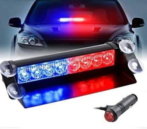 battery police lights