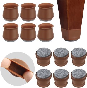 Chair Leg Floor Protectors Chair Leg Covers Chair Leg Protectors for Hardwood Floors|No Scratches for Floor|Reduce Noise|Not Fall Off from Leg. Silicone Chair Leg Floor Protectors 