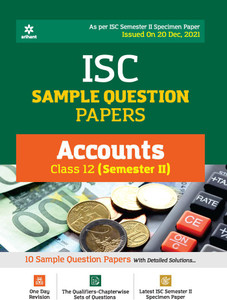 Arihant ISC Semester 2 Accounts Class 12 Sample Question Papers (As per ...