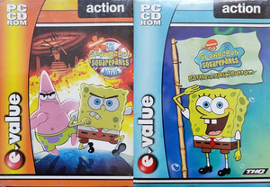 Spongebob Squarepants The Movie Game Cd Spongebob Squarepants The Battle For Bikini Bottom Pc