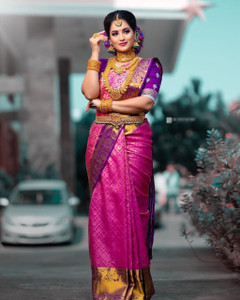 Buy AVANTIKA FASHION Woven Kanjivaram Pure Silk, Art Silk Pink Sarees Online @ Best Price In India Buy AVANTIKA FASHION Woven Kanjivaram Pure Silk, Art Silk Pink Sarees Online @ Best Price In India