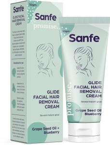 Sanfe Glide Facial Hair Removal Cream |Removes Facial Hair & Slows Hair  Regrowth Cream - Price in India, Buy Sanfe Glide Facial Hair Removal Cream  |Removes Facial Hair & Slows Hair Regrowth