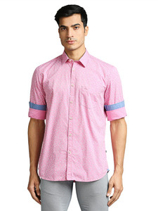 PARX Men Solid Casual Red Shirt - Buy 