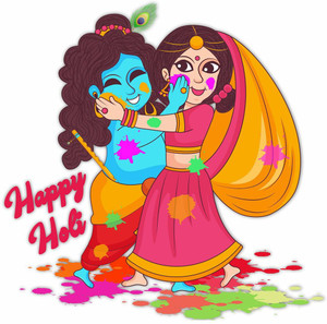 happy holi sticker