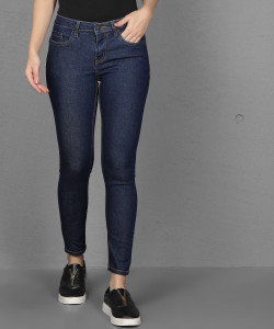 Flipkart Skinny Women Dark Blue Jeans 