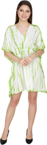 UKAL Women's Kaftan Maxi Dress - Summer Beach Cover Up & Sleepwear | V-Neck Polyester Kimono Nightgown - View #12