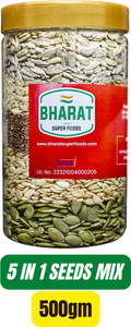 Bharat Super Foods 5 in 1 Mix Seeds for Eating – Sunflower, Pumpkin ...