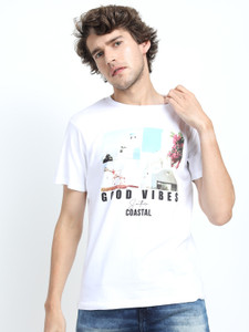 HIGHLANDER Graphic Print Men Round Neck 