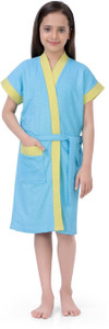 Poplins Blue XXS Bath Robe - Buy Poplins Blue XXS Bath Robe Online at ...