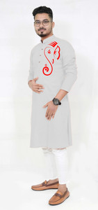 Rainbow Cloths Men Solid Straight Kurta - Buy Rainbow Cloths Men Solid ...