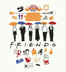 Friends TV Series HD WALLPAPER POSTER Fine Art Print - TV Series posters in  India - Buy art, film, design, movie, music, nature and educational  paintings/wallpapers at 