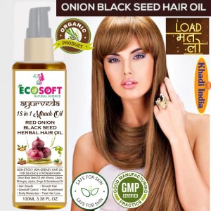 ECOSOFT AYURVEDA Red Onion Black Seed Ingredients for hair follicle  nourishment and help restore Hair Oil - Price in India, Buy ECOSOFT  AYURVEDA Red Onion Black Seed Ingredients for hair follicle nourishment