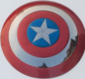 Ascent India Heavy Metal Made Captain America Shield For Wall Hanging And  Kids Game With Leather Cover Gift Price in India - Buy Ascent India Heavy  Metal Made Captain America Shield For