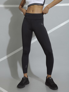 Cultsport Solid Women Black Tights 