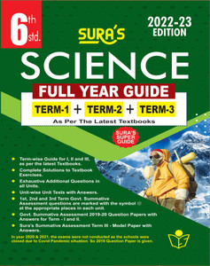 SURA`S 6th Standard Science Full Year Guide English Medium 2022-23
