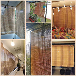 Kurtzy 180 cm (6 ft) Window Blends Room Darkening Curtain Single ...