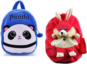 Blue Panda And Bunny Bag Soft Material School Bag High Quality Backpack Price in India Buy Blue Panda And Bunny Bag Soft Material School Bag High Quality Backpack online at Shopsy.in