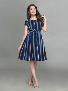 One piece dress knee length flipkart store