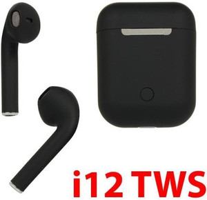 I12 tws best sale airpods black