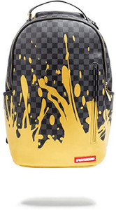 Sprayground Liquid Gold Backpack Laptop Bag Backpack For Men Women