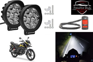 SMARTER RIDE Waterproof 9 Cap LED Fog Light with Switch for Honda