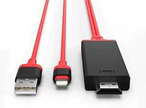 Cable iphone a tv hdmi store