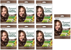 Garnier Color Naturals Crème Riche Sachet, Shade , (PACK OF 7) , Golden  Brown Price in India - Buy Garnier Color Naturals Crème Riche Sachet, Shade  , (PACK OF 7) , Golden Brown online at 