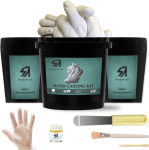 Shadow Art 3D Couple Holding Hand Casting Kit for Casts Moulding ...