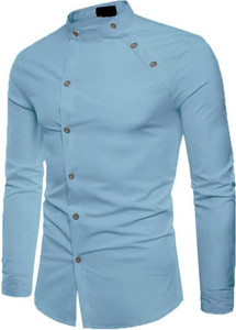 Gold Art Fashion Men Self Design Casual 