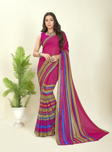 Kashvi sarees printed daily wear georgette saree clearance