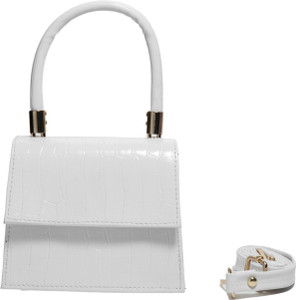 DONICY White Sling Bag Small Mini Lipstick Makeup Bag White - Price in  India | Flipkart.com