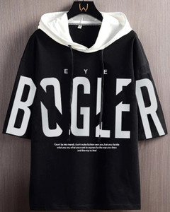 Eyebogler Typography Men Hooded Neck 