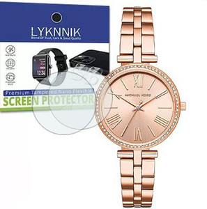 LYKNNIK Screen Guard for MICHAEL KORS Maci Gold MK 3904 Watch