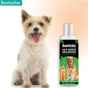 Image showcasing Amorite Anti-Tick And Flea Neem Pet Shampoo For Dog And Cat Anti ...