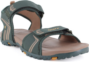Sparx Men Green, Camel Sandals - Buy 