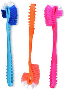 worldvery Double Sided Plastic Toilet Cleaning Bathroom Brush Price in ...
