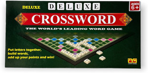 Ajanta Games Deluxe Crossword Party Fun Games Board Game Deluxe