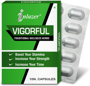 Inlazer Vigorful Sex Supplement Increases Sex Drive Confidence Power