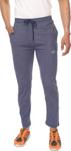 SKYKNIT Solid, Printed Men Blue Track 