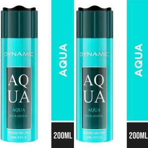 JBJ AQUA Pour Homme Deodorant Body Spray Pack Of 2 200 ML Each