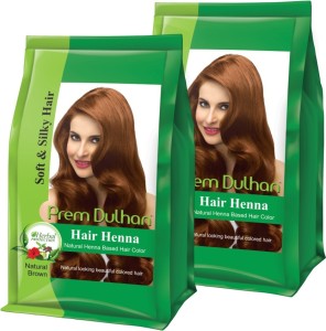 Prem Dulhan Hair Henna Natural Henna Based Hair Color |Natural Brown|  -125gm (Pack of 2) - Price in India, Buy Prem Dulhan Hair Henna Natural  Henna Based Hair Color |Natural Brown| -125gm (Pack of 2) Online In India,  Reviews, Ratings & Features ...