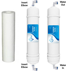 AWP OZONE+ Pre filter, carbon and sediment filter set for RO systems ...