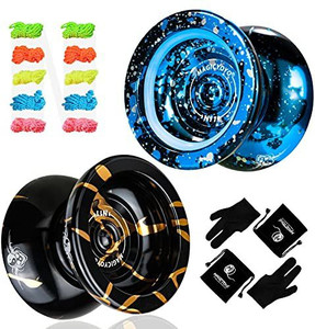 Paquete de 2 bolas de YoYo de aluminio MAGICYOYO N11 profesionales sin respuesta, aleación de Paquete de 2 bolas de YoYo de aluminio MAGICYOYO N11 profesionales sin respuesta, aleación de