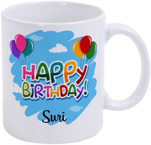 epheriwala Happy Birthday Suri Ceramic Coffee Mug Price in India - Buy  epheriwala Happy Birthday Suri Ceramic Coffee Mug online at 