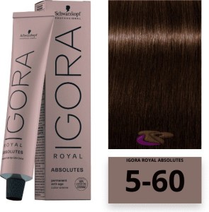 Schwarzkopf Igora Royal 5-60 Hair Color , Igora Royal Absolute Light Brown  Auburn Natural - Price in India, Buy Schwarzkopf Igora Royal 5-60 Hair Color  , Igora Royal Absolute Light Brown Auburn