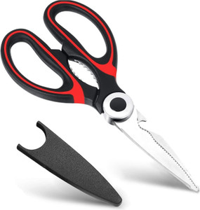Wolpin Multi-Purpose Kitchen Scissors – 17cm Stainless Steel Shears With Bottle Opener & Nutcracker - View #10