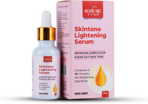 2oz Skin Whitening Serum With Kojic Acid, Alpha-Arbutin & Vitamin C - Natural, Alcohol-Free